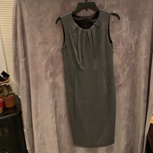 Size 6 Fitted Gray Dress.  Great for the office!